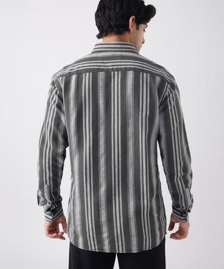 Stripes Horizon Cotton Linen Shirts