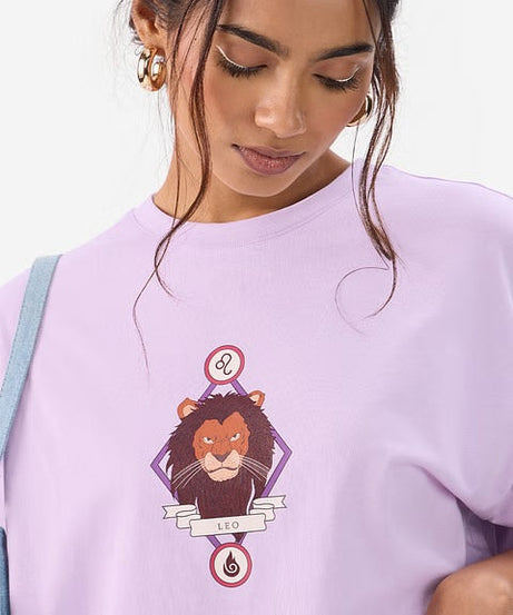 Zodiac Leo Women Oversized T-Shirts