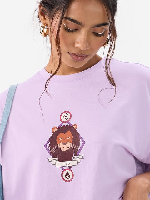 Zodiac Leo Women Oversized T-Shirts