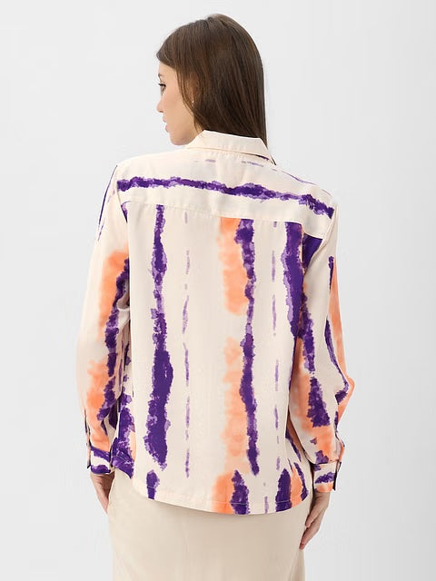 Satin Nebula Women Shirts