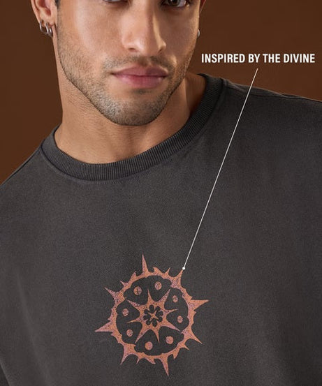 Mythology Suryaputra Oversized T-Shirts