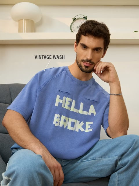 Hella Broke Super Oversized T-Shirts