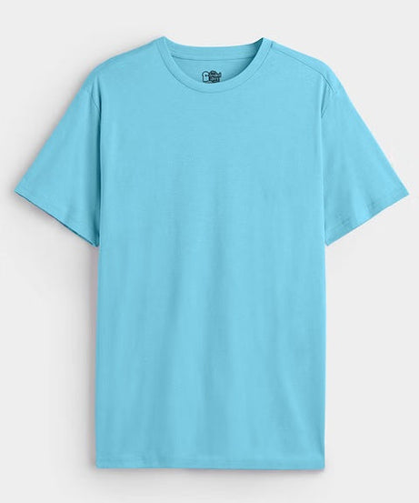 Solids Airy Blue T-Shirts