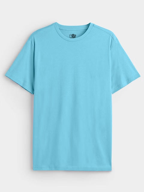 Solids Airy Blue T-Shirts