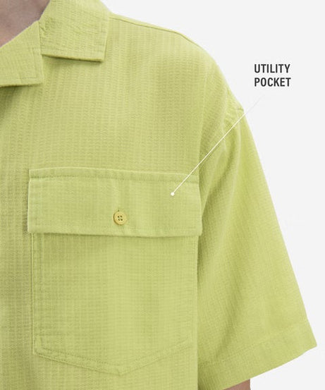 Solids Lime Green Oversized Shirts
