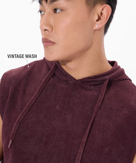 Solids Maroon Blaze Hooded T-Shirts