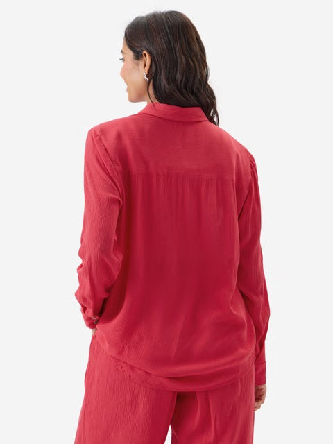 Solids Hot Pink Women Shirts