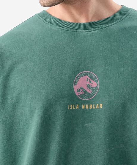 Jurassic Park Prehistoric Paradise Oversized T-Shirts