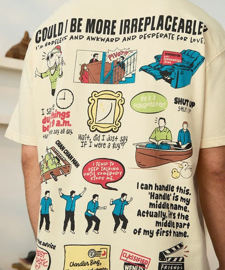 FRIENDS Chandler Bing Tribute Oversized T-Shirts
