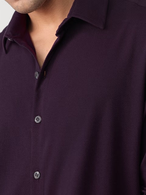 Mulberry Men Textured Shirts