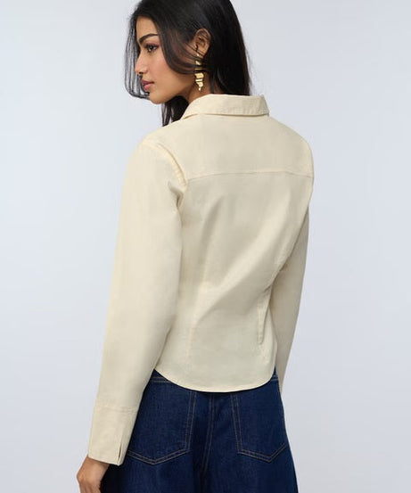 Ivory Fitted Shirt Women Fitted Shirts