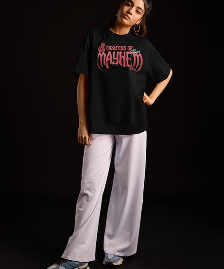 DC Mistress Of Mayhem Women Oversized T-Shirts