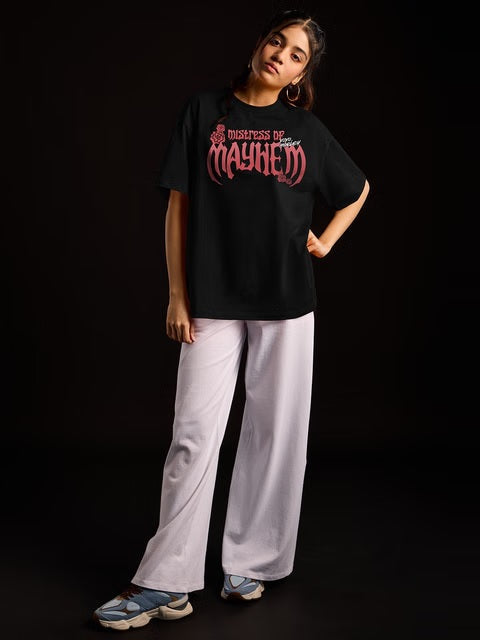 DC Mistress Of Mayhem Women Oversized T-Shirts