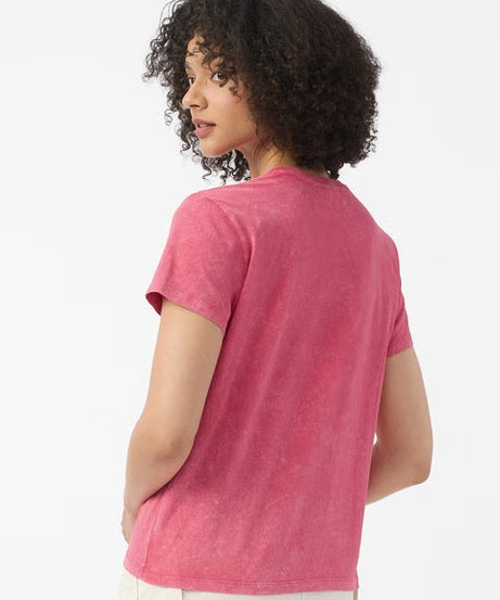 Solids Fuchsia Pink Women T-Shirts