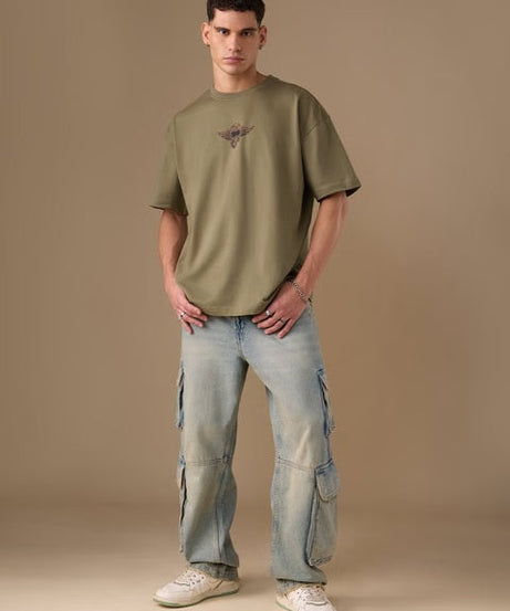 Freedom Wings Of Honour Oversized T-Shirts