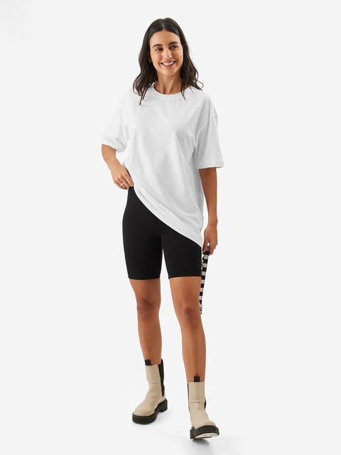 Solids White Boyfriend T-Shirts