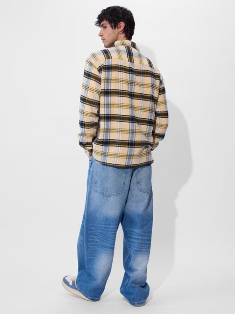 Flannel Amber Men Utility Shirts