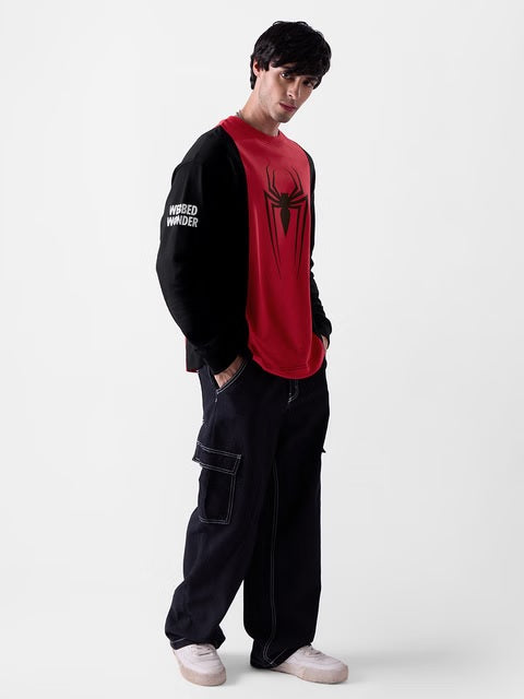 Spider-Man Radioactive Oversized Full Sleeve T-Shirts