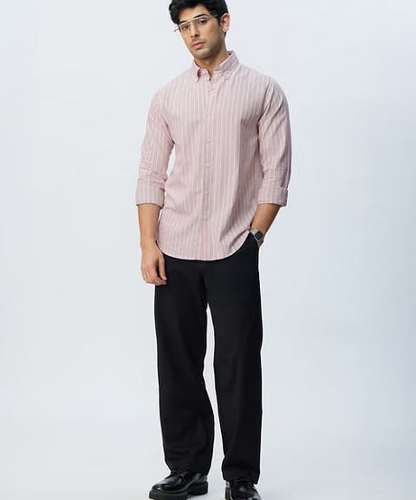 Oxford Stripes Pink Mirage Shirts