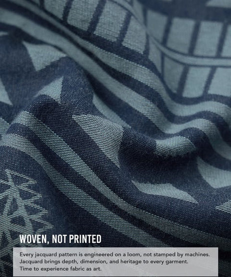 Jacquard Aztec Drift Oversized Shirts