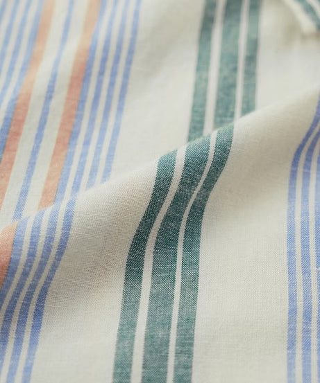 Stripes Sunset Lines Cotton Linen Shirts