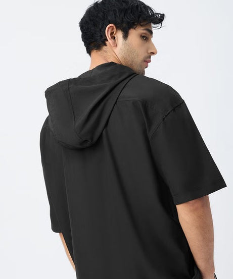 Hooded Black Hooded T-Shirts