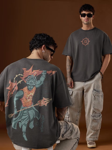 Mythology Suryaputra Oversized T-Shirts