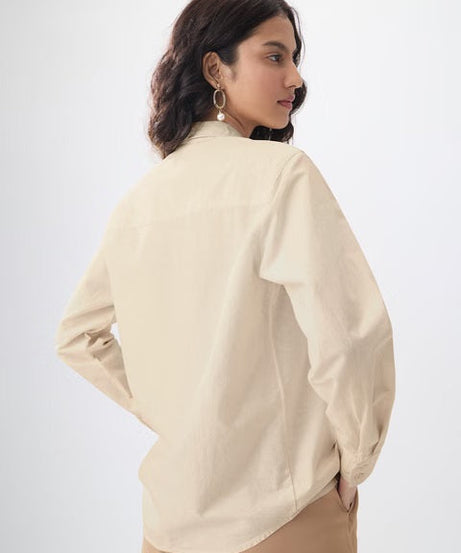 Cotton Linen Champagne Women Shirts