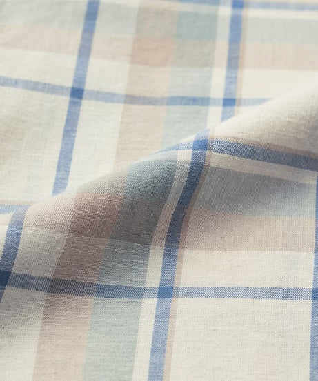 Checks Vision Cotton Linen Shirts