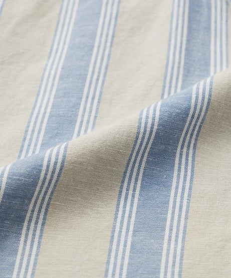 Stripes Ridge Cotton Linen Shirts