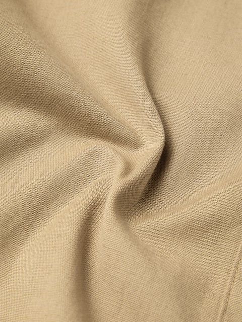 Cotton Linen Almondine Women Boyfriend Shirts