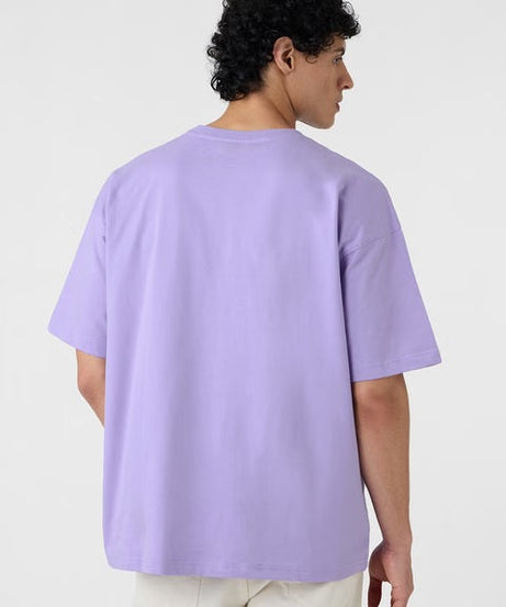Solids Deep Lavender Oversized T-Shirts