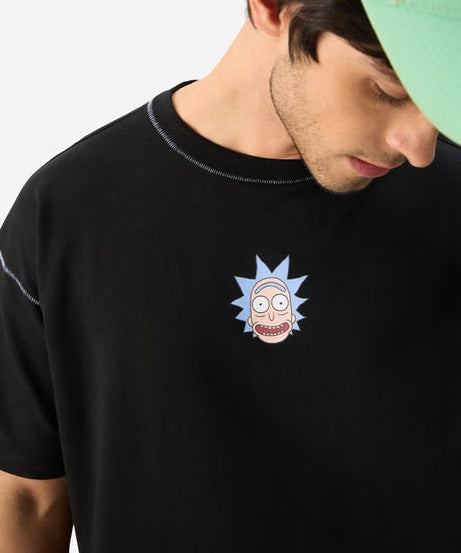 Rick & Morty Wubba Lubba Dub Dub Oversized T-Shirts