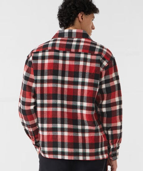 Plaid Volcano Men Shackets