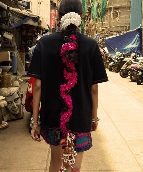 Desi Rebel Nazar Repellent Women Oversized T-Shirts