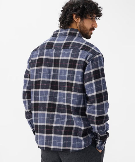Plaid Eclipse Men Shackets