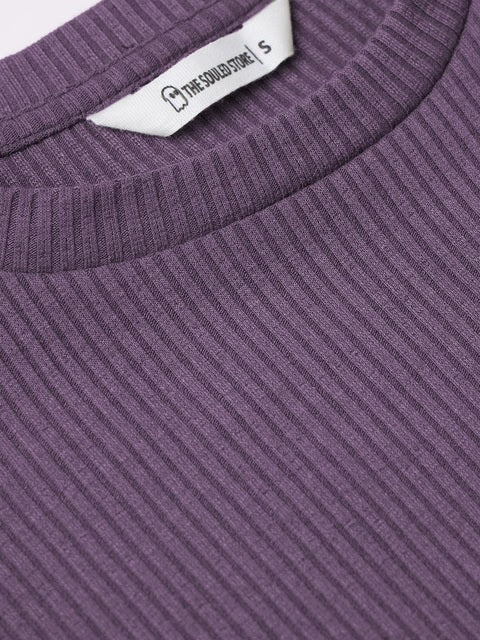 Ribbed  Berry Women T-Shirts