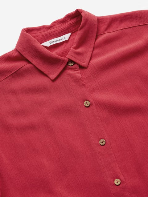 Solids Hot Pink Women Shirts