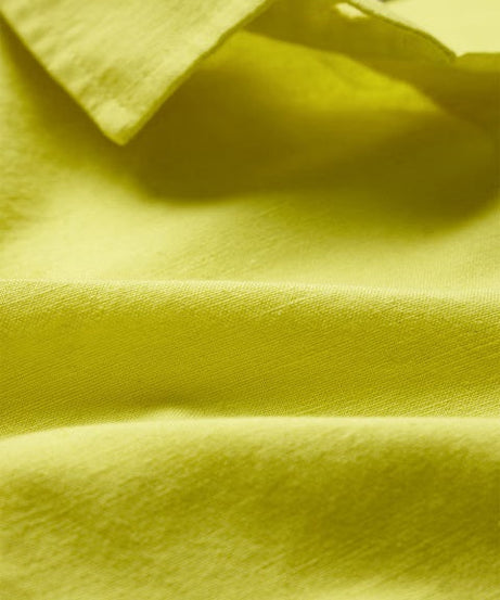 Cotton Linen Lime Green Women Shirts