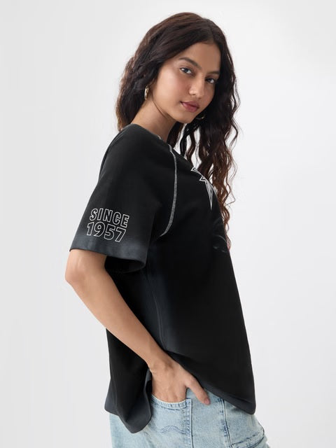 Hot Stuff Little Devil Women Oversized T-Shirts