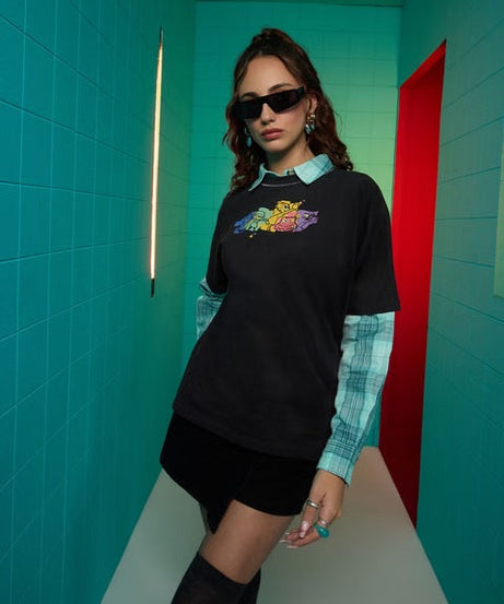 Inside Out Mixed Emotions Women Oversized T-Shirts