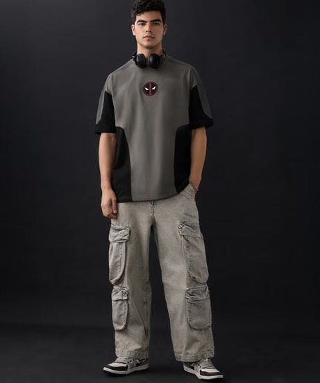 Deadpool Tech Suit Oversized T-Shirts