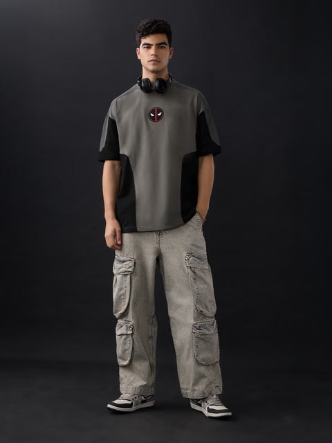 Deadpool Tech Suit Oversized T-Shirts