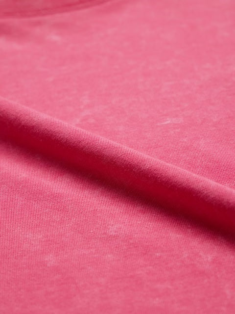 Solids Fuchsia Pink Women T-Shirts