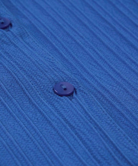 Solids Blue Jasper Women Boyfriend Shirts