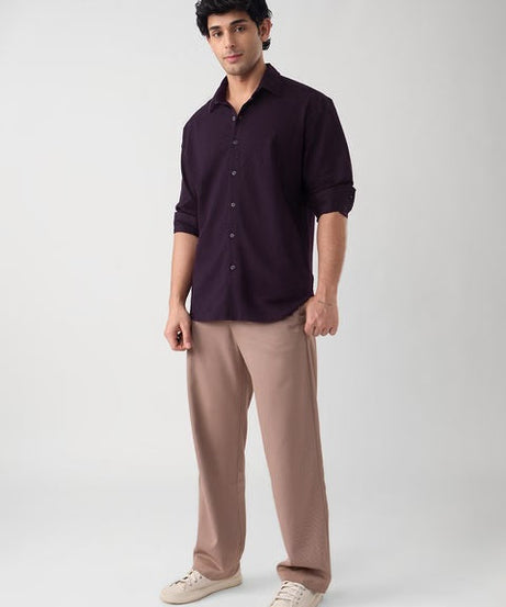 Mulberry Men Textured Shirts