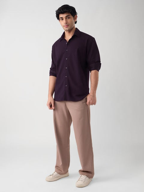 Mulberry Men Textured Shirts