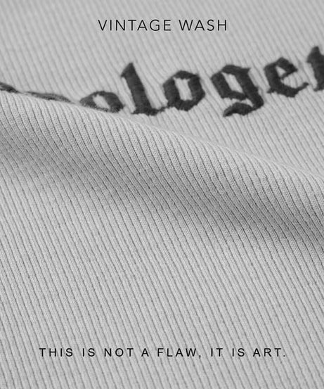 Ribbed Acid Wash Tee Grey Women T-Shirts