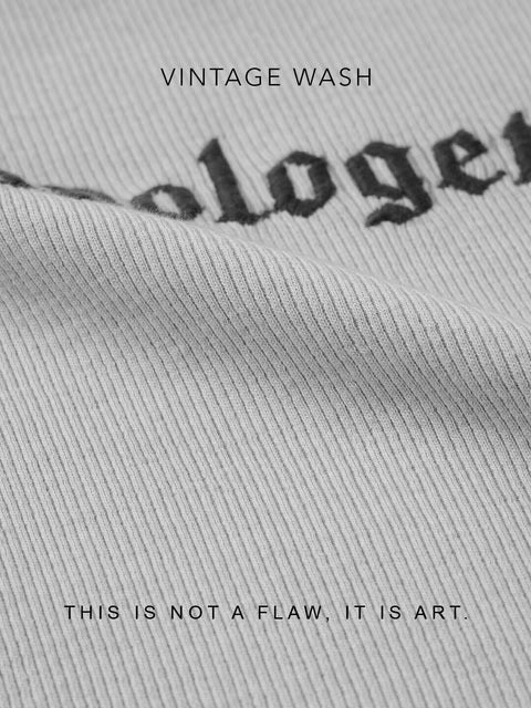 Ribbed Acid Wash Tee Grey Women T-Shirts