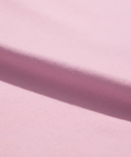 Solids Baby Pink Women Oversized T-Shirts